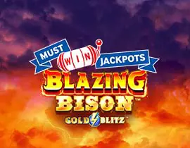 Blazing Bison Gold Blitz Must Win Jackpot